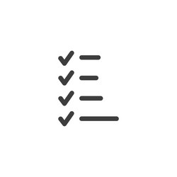 Checklist ui icon document report with checkmarks vector