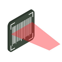 Bar code verification concept machine-readable vector