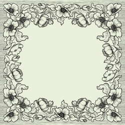 Floral border Royalty Free Vector Image - VectorStock