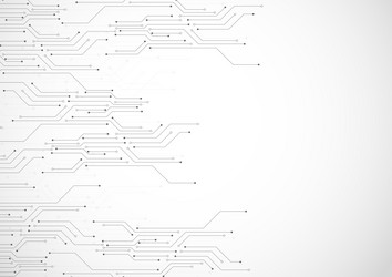 Abstract background with technology circuit board vector