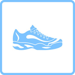 Tennis sneaker icon vector