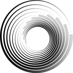 Abstract Concentric Circles vector image
