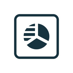 Circular Diagram Icon - Data Visualization vector