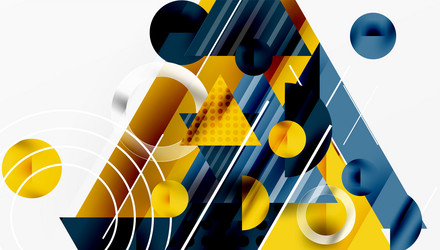 modern abstract design with overlapping vector image