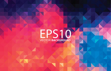 abstract geometric colorful pattern background vector image
