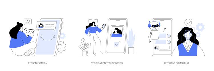 data access and user experience abstract concept vector image