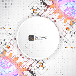 hi-tech digital technology and engineering vector image