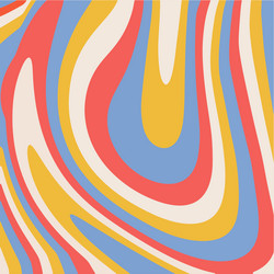 Retro Psychedelic Fluid Background vector image
