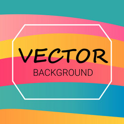 abstract colored background with waves pattern vector image