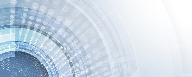 data streams flowing through abstract networks vector image