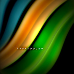 Fluid Color Wave Abstract Background vector image