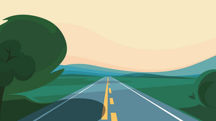 road stretching into horizon vector