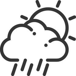 cloud storage icon symbol image of the hosting vector image