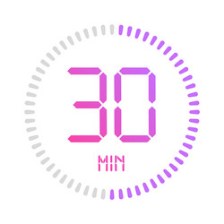 Digital Clock Countdown Timer vector