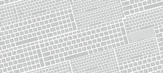 seamless pattern with keyboard vector image