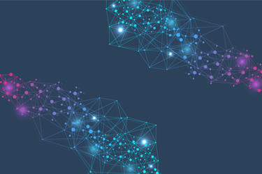 big data visualization background modern vector image