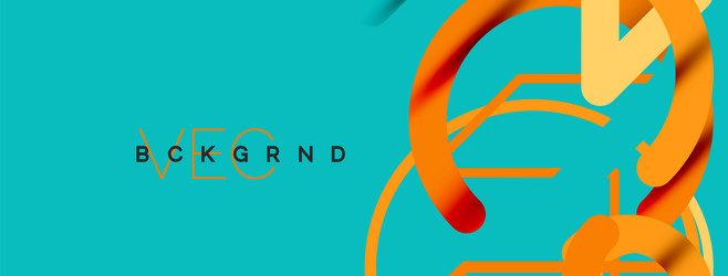 abstract background circles and colorful round vector image