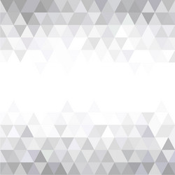 Grey triangular mosaic abstract seamless pattern vector
