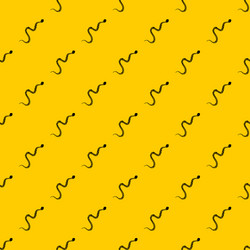 snake wriggling pattern vector image