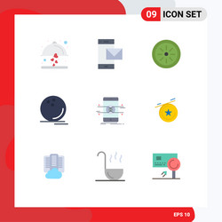 user interface pack 9 basic flat colors api vector