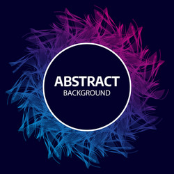Abstract background with dynamic waves vector