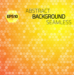 abstract hexagon seamless pattern background vector image