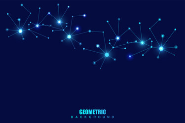 Big data visualization background modern vector