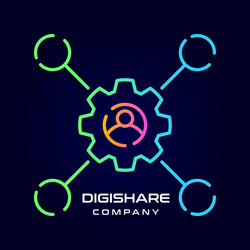 Sharing & Connection UI Kit vector image