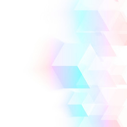 abstract geometric shape from gray cubes vector image