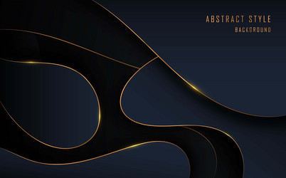 Abstract luxury style of smooth shape gradient vector