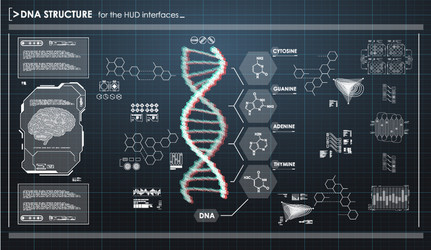 Futuristic hud background infographic Royalty Free Vector