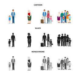 isolated object of character and avatar symbol vector image