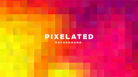 polygonal abstract background with squares vector image