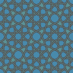 Seamless arabic pattern Royalty Free Vector Image