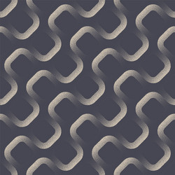 rounded rhombus cool dot work seamless pattern vector image
