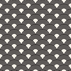 seamless pattern repeating geometric elements vector image