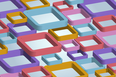 abstract background of three-dimensional vector image