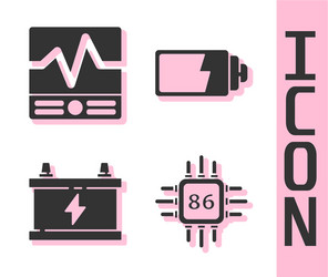 Set processor with microcircuits cpu electrical vector