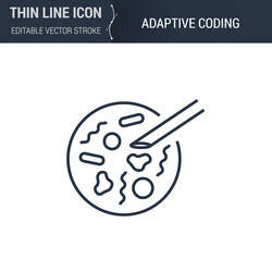 adaptive coding symbol vector image