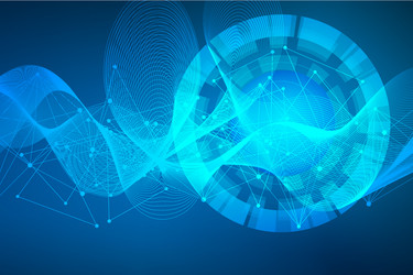 big data visualization background modern vector image