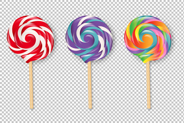 Lollipop set vector