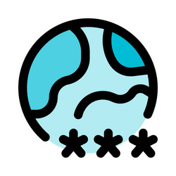 entering in website with a password vector image