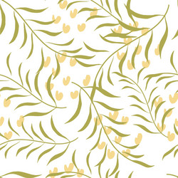 Trendy abstract seamless floral pattern vector