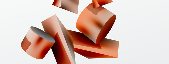 3d abstract background shapes triangle vector