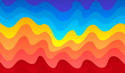 abstract colorful distorted wave background art vector image