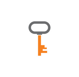 key icon on background for graphic and web design vector image