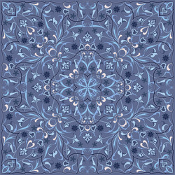 persian colored carpet Vector Image