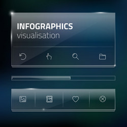 Modern user interface screen template for mobile Vector Image