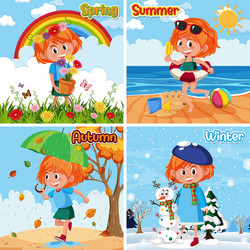 Four Seasons Cartoon Vector Images (over 1,700) Four Seasons Cartoon Vector Images (over 1,700)