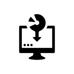 computer software install icon vector